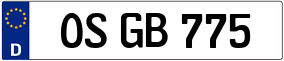 Truck License Plate